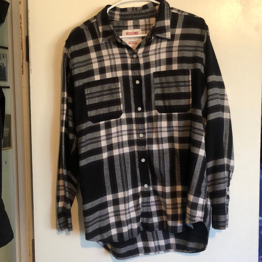 Black and white flannel